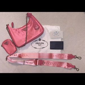 Pink prada bag